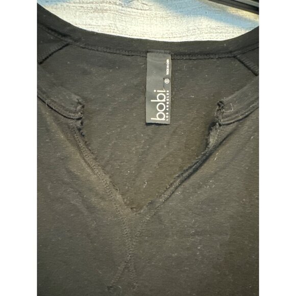 Bobi LA cut v neck long sleeve shirt Size S - Picture 2 of 4